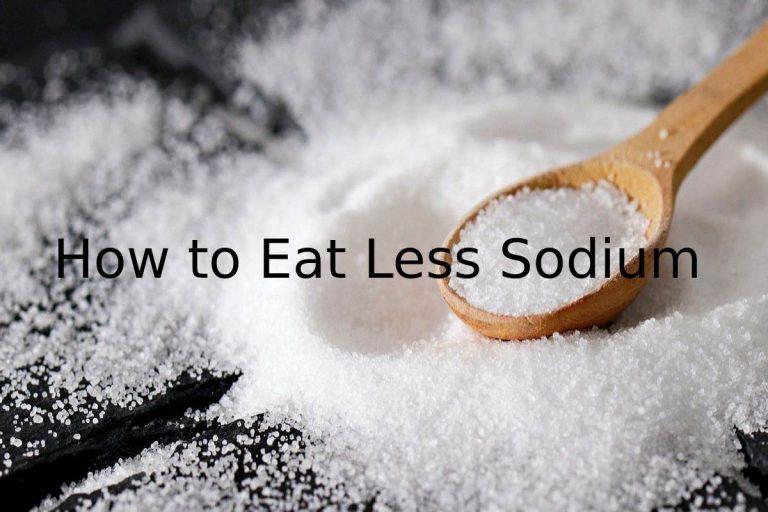 Eat less sodium