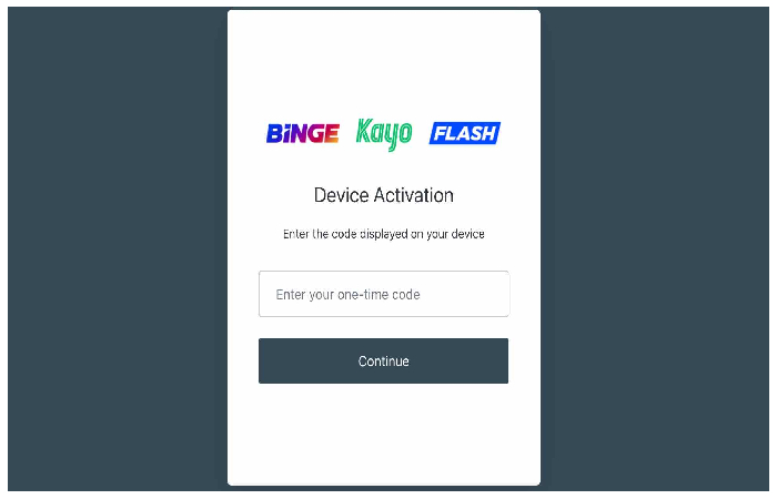 How to Activate Kayo - auth.streamotion.com au_activate