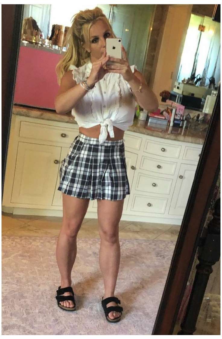 Britney Spears Plaid Shirt