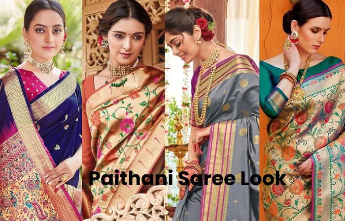 paithani saree look