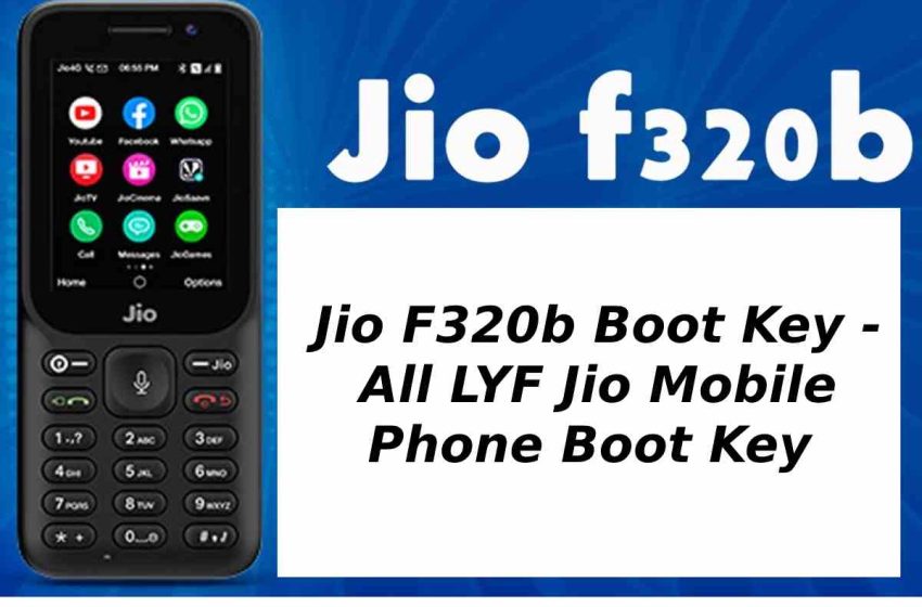 jio f320b boot key