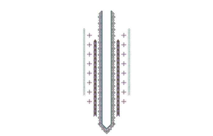 Neck Kurta Design NED589-24